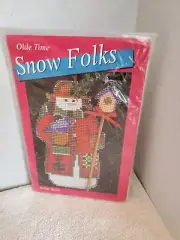 OLDE TIME SNOW FOLKS CROSS STITCH KIT "AVIAN SNOW"