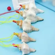 Natural Conch Horn Whistle Shells Sea Snail Kid Toy Novelty Gift Tool Cute New