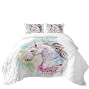 Stunning Unicorn Painting Coverlet