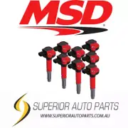 MSD Ignition Coil - Blaster - Ford 5.0L Coyote - Red - 8-Pack 82488