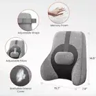 Back Lumbar Support Pillow for Office Chair Car, Office Desk Chair LumbarCF-1503