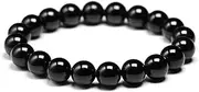 [DUUDAH] Men's Jewelry Bracelet,Beaded Bracelets,Tourmaline Bracelet 6/8/10 mm Stone Beads Bracelet Gem Stone Energy Bracelet Men Women Gift Beads Bracelet (Gem Color : Beads 10mm, Length : 23cm 9inch) (Size