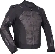 Richa Vendetta Camo waterproof Motorcycle Textile Jacket, black-multicolored, Size M for Men Black Multicolored