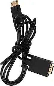 OSALADI 1.8m Displayport to Vga Adapter Cable for Monitors Laptop to Monitor Connector to Vga Adapter to Transition Cable
