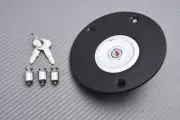 TWM Carbon and Alu Fuel Tank Gas Cap + keys Honda CBR 600 RR PC40 2007-2012
