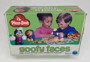 1977 Kenner Play-Doh Goofy Faces Playset, Factory Sealed, with Box Damage