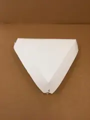 1000x New Takeaway Pizza Slice Box 9806 9''Color White Cardboard Pack Disposable
