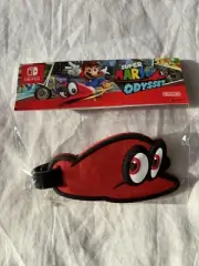 NEW Super Mario Odyssey Nintendo Switch Promo Cappy Luggage Suitcase Bag Tag