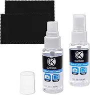Camkix Lens and Screen Cleaning Kit - Cleaning Spray, Microfiber Cloth - Perfect to Clean The Lens of Your DSLR or GoPro Camera - Also Great for Your Smartphone, Tablet, Notebook, etc.