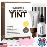 Korean Eye Brow Tint Kit - Eye Lash Tint Kit Brow Color for Eyebrows Lash Tin