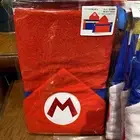 Super Nintendo World Mario Hooded Towel Pile Fabric USJ SuperMarioBros. Limited