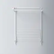Foxydry Wall Plus: Advanced Wall-Mounted Drying Rack – Space-Saving, Robust, and Efficient Wall Plus 108 cm Left White (Limited Edition)