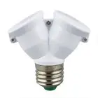 E27 to E27 Light Lamp Bulb Socket 2 Splitter Converter O7N22668