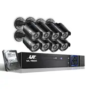 [Unbranded] UL-tech CCTV Security System 8CH DVR 8 Cameras 2TB