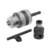 with 1/4” Quick Change Hex Drive, Convert Impact Driver 3/8” Drill Chuck