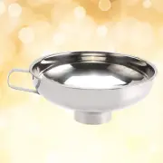 Metal Wide Mouth Funnel Bottle Filling Funnel Transfer Funnel Powder Funnels
