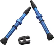 iplusmile 1 Pair Durable Bike Tubeless Valves Stems Rod Cap Cycling Tire Accessories Corrosion Resistant Easy Installation for Bicycles
