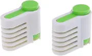 2 Pieces 5 Layers DIY cake and bread Cutter Leveler Slicer Set Cutting Fixator Tools Cake Decorating Baking Tools for Home