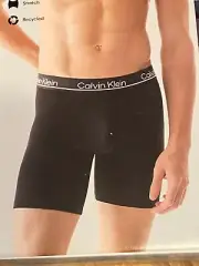 NEW IN BOX CALVIN KLEIN 4-Pack MICROFIBER BOXER BRIEFS MENS LARGE RET. $54