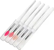 Mikinona 5Pcs Reusable Silicone Lip Mask Applicator Gentle Lip Gloss Brush for Precise Application Versatile Beauty Tool for Lipstick Eyeshadow Glitter Durable Makeup Brushes