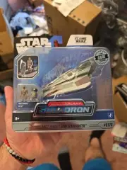 STAR WARS MICRO GALAXY SQUADRON MACE WINDU’S JEDI STARFIGHTER 1/15000 CHASE RARE