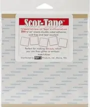 Scor-Pal SPC210 Scor-Tape Sheets, 6 by 6-Inch, 5-Pack