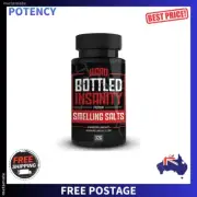 Bottled Insanity Smelling Salt - Strong Ammonia Inhalant for Powerlifting Sports