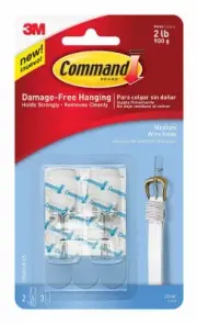 4 Pack - Command Toggle Hook, Clear, 2-Pk. -17065CLR-ES
