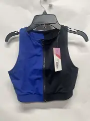 Move Dancewear Size M Envision Zip Front Crop Top NWT