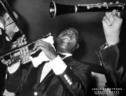 Louis Armstrong JOY (c.1955) Classic Jazz Music 23x30 Wall POSTER Print
