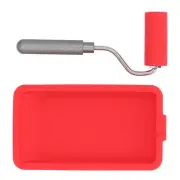 House Painting Tray Roller Brush Set Reusable Paint Tray And Roller Brush