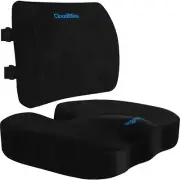 CloudBliss Seat Cushion, Office Chair Cushion,Car Seat Cushion, Lumbar Suppor...