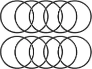 uxcell Nitrile Rubber O-Rings 33mm OD 30mm ID 1.5mm Width, Metric Sealing Gasket, Pack of 10