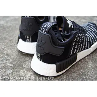 【HYDRA】adidas NMD R1 Runner 黑白 滿版 日文 文字 BOOST S76519 輕量 慢跑