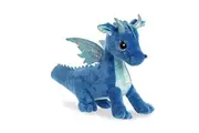 Aurora Enchanting Sparkle Tales Indigo Dragon Stuffed Animal - Magical Adventures - Endless Play - Blue 12 Inches