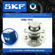 Wheel Bearing Kit fits TOYOTA COROLLA E10, E11 1.3 Rear 92 to 99 With ABS SKF