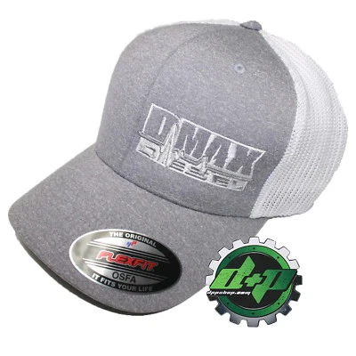 Dmax Duramax hat ball cap fitted flex fit flexfit stretch diesel OSFA WHITE