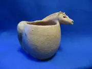 Native American Taos Pueblo Native American Micaceous Fired Clay Pot Dragon