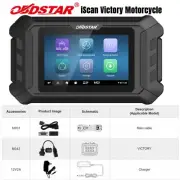 OBDSTAR iScan for Victory Motorcycle Diagnostic Auto Scanner Progarmmer Coding