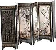 Folding Screen Craft Decor Mini Desktop Art Craft Lacquer Screen Ornament Chinese Art Adornment
