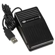 USB Single Foot Switch Pedal Control Pre-Program Key Mouse For Keyboard PC Game.