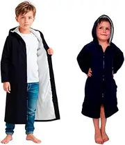 [MACAR] Parka, dry coat for adults. Unisex. Waterproof fabric on the outside and absorbent TOWEL on the inside