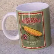 Coffee Mug Explore America Nebraska Cornhuskers NEW 11 ounce cup with gift box