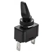 Whitecap S8080C Black Toggle Switch