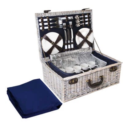 Alfresco 6 Person Picnic Basket Set Coole