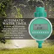 SOULONG Garden Water Timer Digital Irrigation Controller with LCD Display 16 Watering Programs Adjustable Duration Manual Control for Lawn Landscape Plants