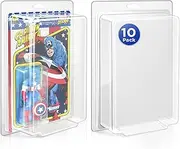 Display Case for Figures, 10 Packs Blister Clamshells Compatible With Marvel Legends, Gi-Joe, Masters of The Universe Motu, Star Wars (Fits 3.75" Carded Figures)