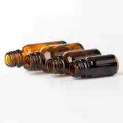 Mini Amber Glass Atomiser Empty Bottle Spray Perfume Refillable Travel 15-100mL