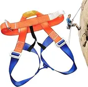 Climbing Harness | Half Body Safety Belt for Outdoor Climbing Gear | Comfortable Men Mountaineering Waist Strap Harness for Construction