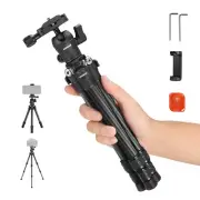 NEEWER TP09 Metal Desktop Mini Tripod with Ball Head， Phone Holder & Remote